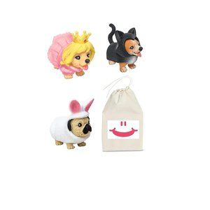 Schylling 3Pocket Pups Squeeze Party Puppies- Adorable Removable Costume!